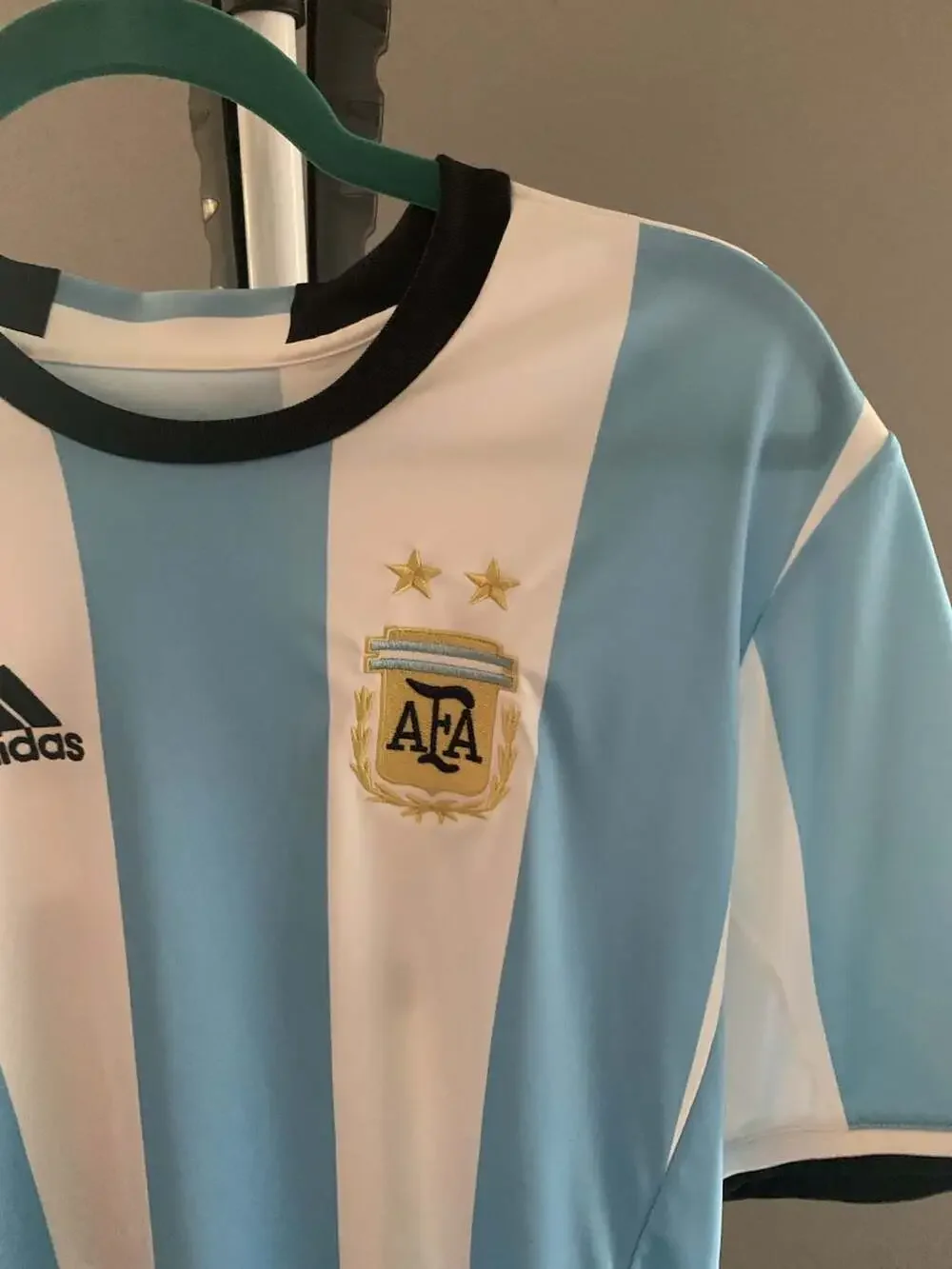 Adidas Argentina 2016 Home Soccer Jersey (AH4975)